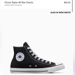 Black Hightop Converse